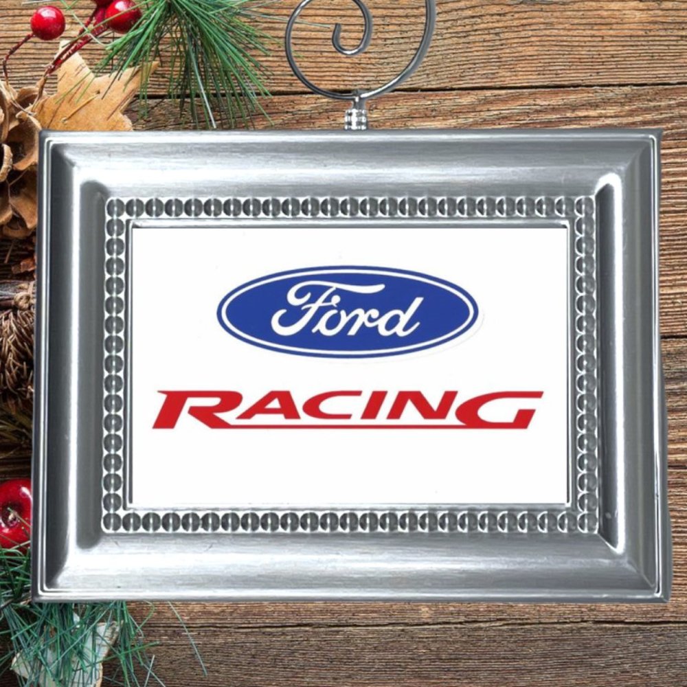 Ford Racing Logo‎ Christmas Tree Ornament